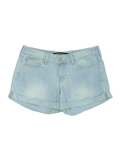 Pre-owned Express Jeans Denim Shorts In Blue