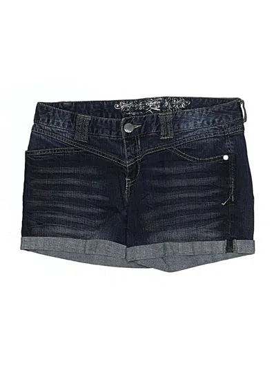 Pre-owned Express Jeans Denim Shorts In Blue