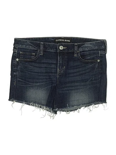 Pre-owned Express Jeans Denim Shorts In Blue