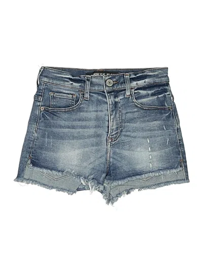Pre-owned Express Jeans Denim Shorts In Blue