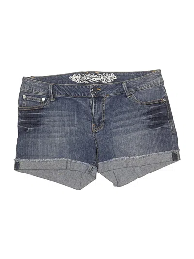 Pre-owned Express Jeans Denim Shorts In Blue