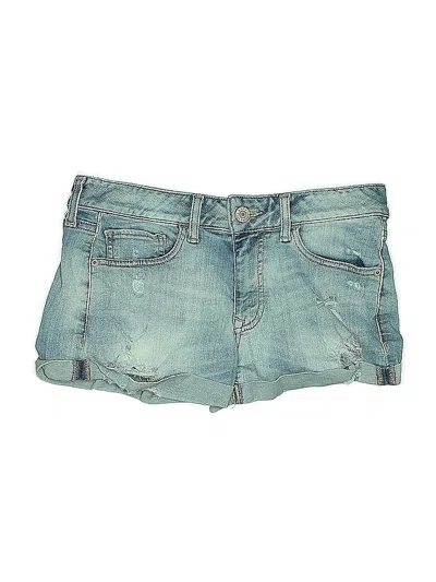 Pre-owned Express Jeans Denim Shorts In Blue