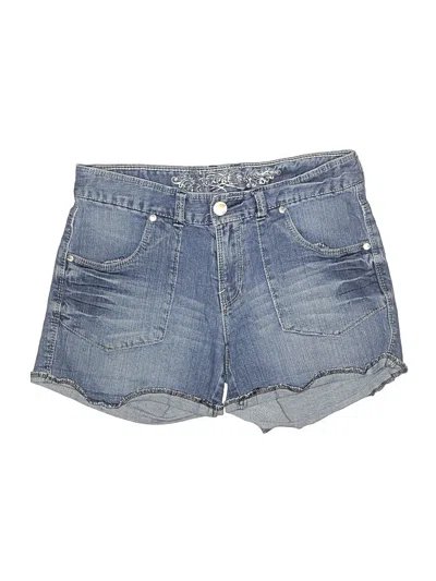 Pre-owned Express Jeans Denim Shorts In Blue