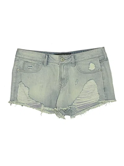 Pre-owned Express Jeans Denim Shorts In Green