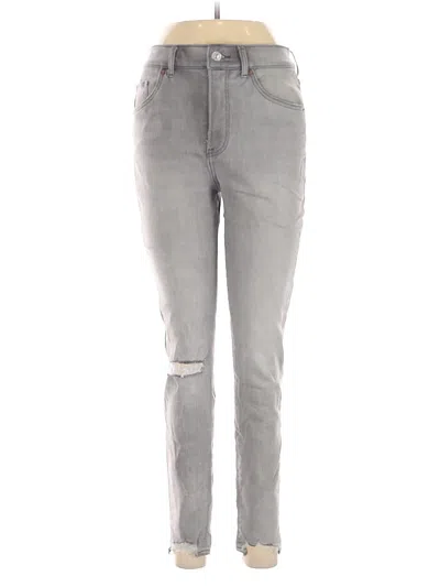 Pre-owned Express Jeans In Gray
