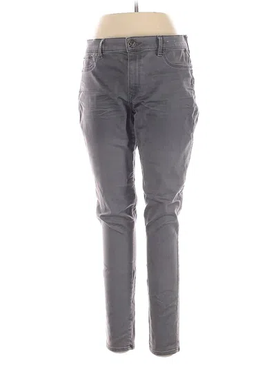 Pre-owned Express Jeans In Gray