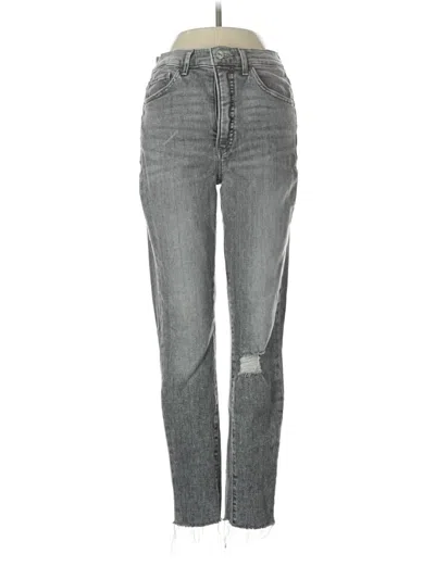 Pre-owned Express Jeans In Gray