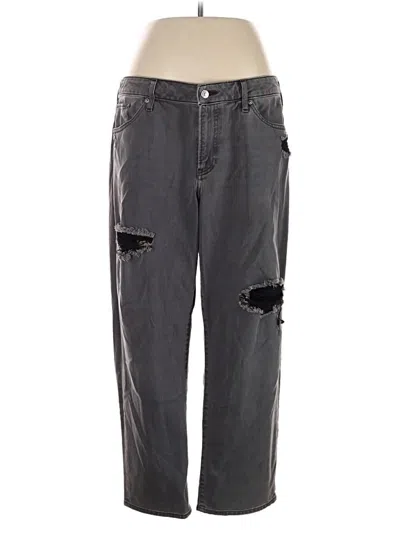 Pre-owned Express Jeans In Gray