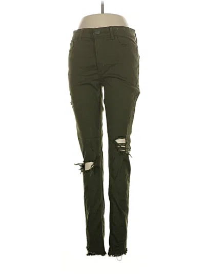 Pre-owned Express Jeans In Green