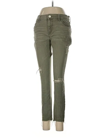 Pre-owned Express Jeans In Green