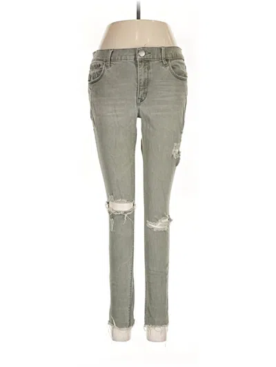 Pre-owned Express Jeans In Green