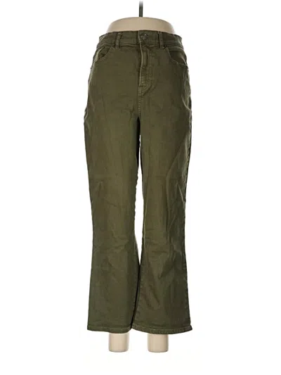 Pre-owned Express Jeans In Green