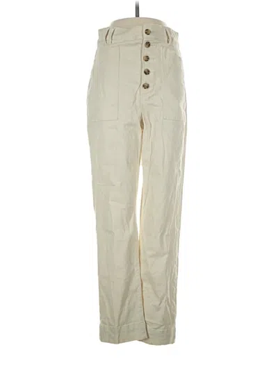 Pre-owned Express Jeans In Ivory