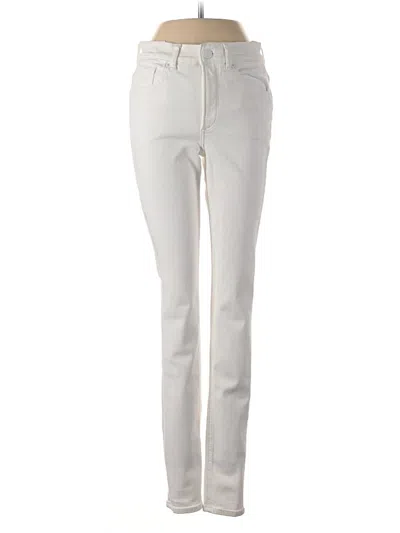 Pre-owned Express Jeans In Ivory