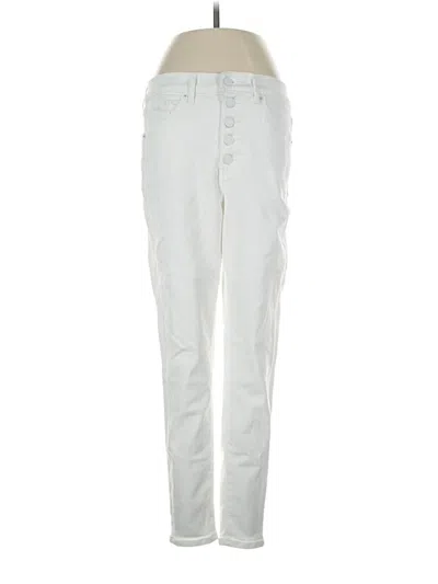Pre-owned Express Jeans In Ivory