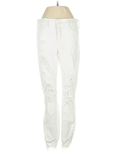 Pre-owned Express Jeans In Ivory