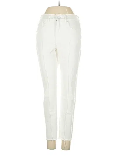 Pre-owned Express Jeans In Ivory
