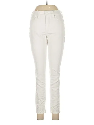 Pre-owned Express Jeans In Ivory