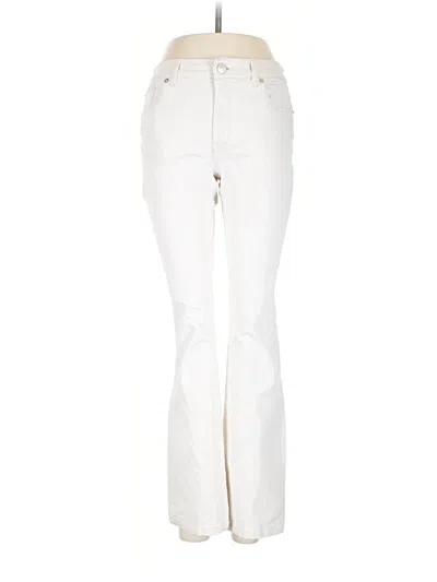 Pre-owned Express Jeans In Ivory
