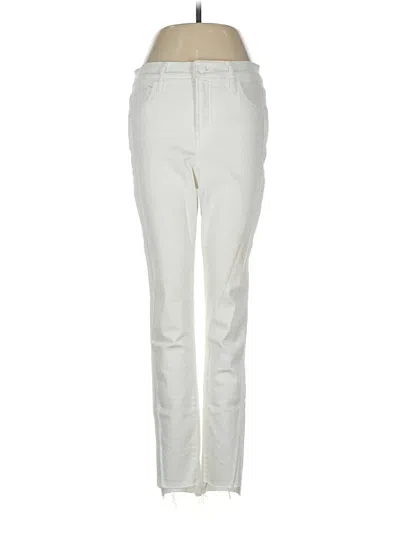 Pre-owned Express Jeans In Ivory