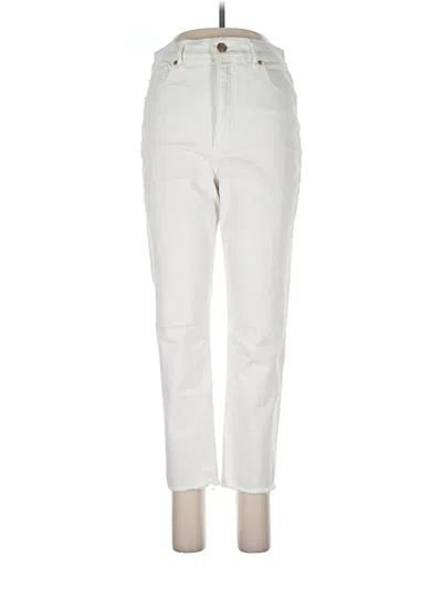 Pre-owned Express Jeans In Ivory
