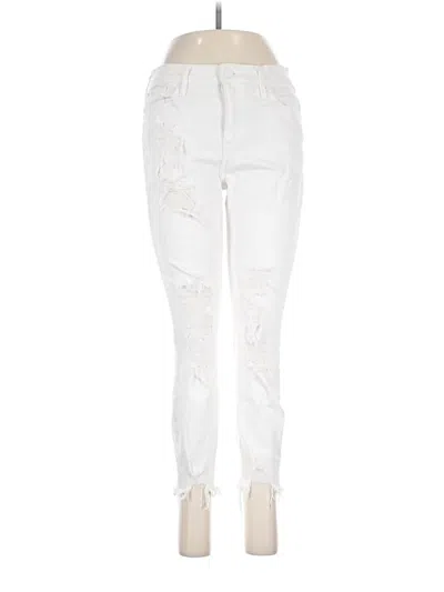 Pre-owned Express Jeans In Ivory