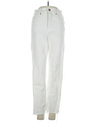 Pre-owned Express Jeans In Ivory