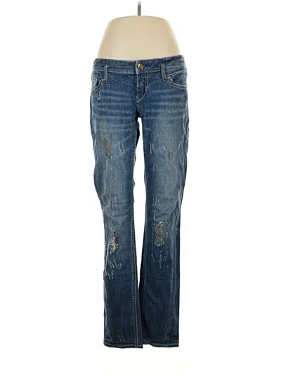 Pre-owned Express Jeans Jeans In Blue