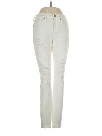Pre-owned Express Jeans Jeans In Ivory