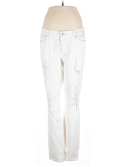 Pre-owned Express Jeans Jeans In Ivory