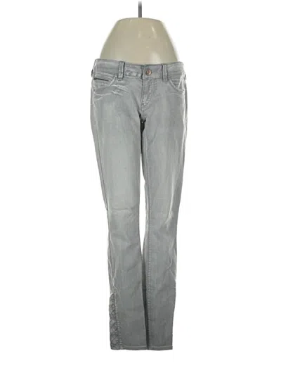Pre-owned Express Jeans Jeans In Silver