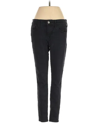 Pre-owned Express Jeans Jeggings In Black