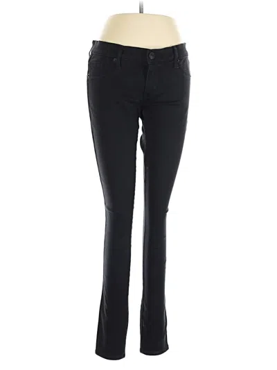 Pre-owned Express Jeans Jeggings In Black