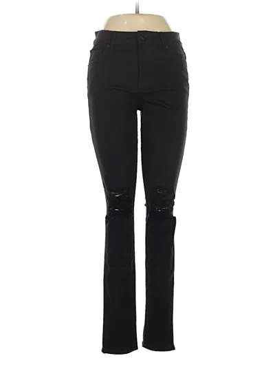 Pre-owned Express Jeans Jeggings In Black