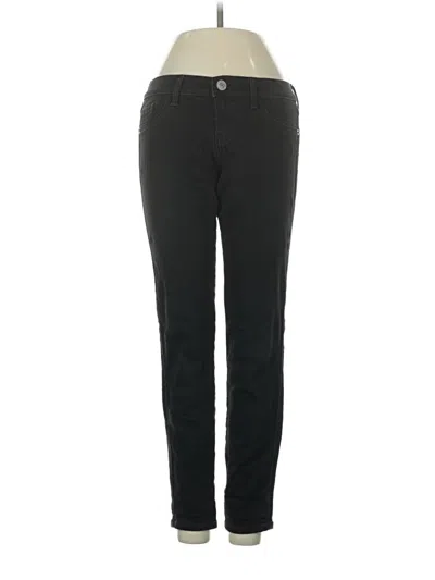 Pre-owned Express Jeans Jeggings In Black