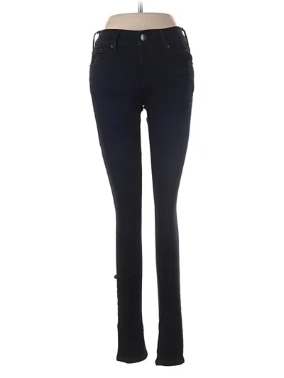 Pre-owned Express Jeans Jeggings In Black