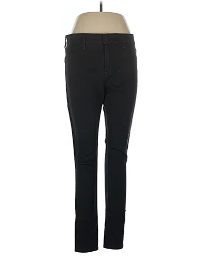 Pre-owned Express Jeans Jeggings In Black