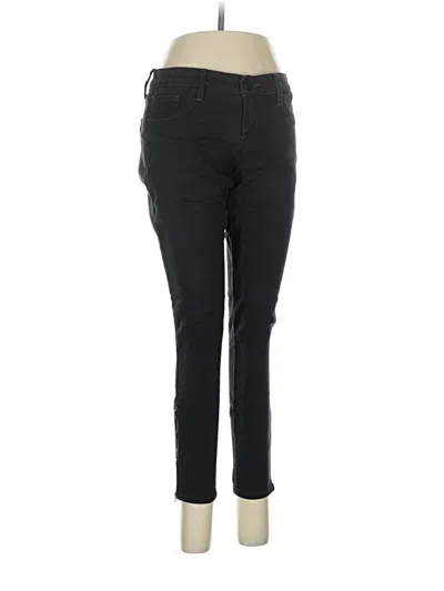 Pre-owned Express Jeans Jeggings In Black