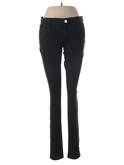 Pre-owned Express Jeans Jeggings In Black