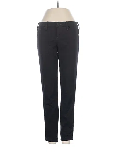 Pre-owned Express Jeans Jeggings In Black