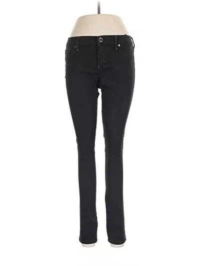 Pre-owned Express Jeans Jeggings In Black