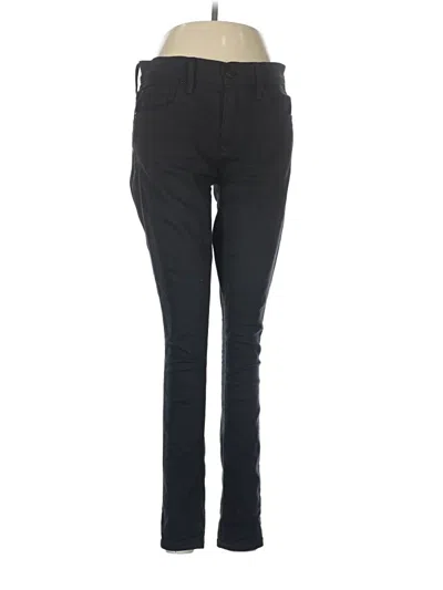 Pre-owned Express Jeans Jeggings In Black