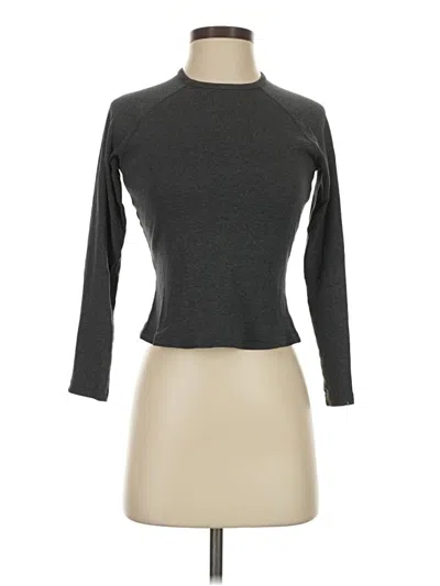 Pre-owned Express Jeans Long Sleeve Turtleneck In Gray