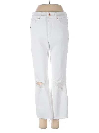 Pre-owned Express Jeans In White