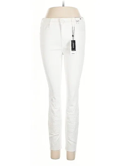 Pre-owned Express Jeans In White