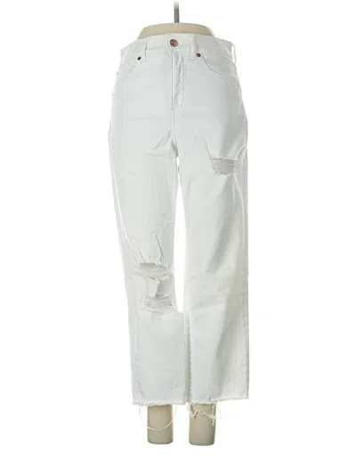 Pre-owned Express Jeans In White