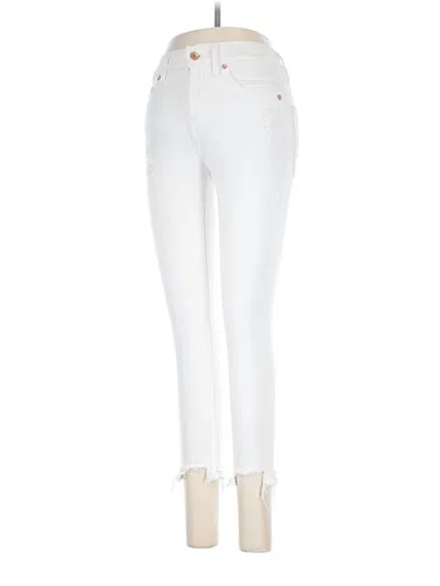 Pre-owned Express Jeans In White