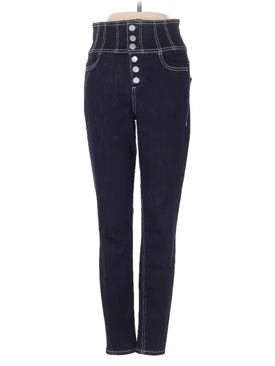 Pre-owned Express Jeggings In Blue
