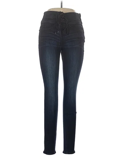 Pre-owned Express Jeggings In Blue
