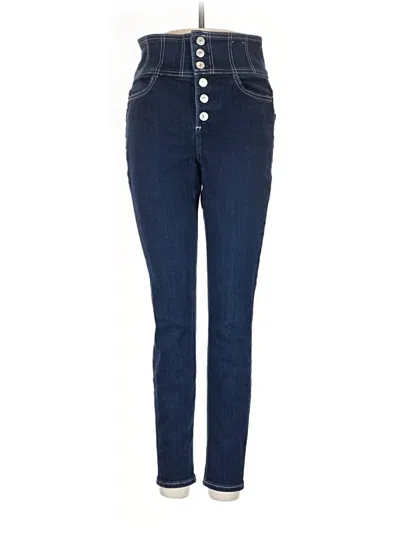 Pre-owned Express Jeggings In Blue